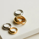 VIOLET Dome Initial Ring