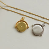 DISCO Spinner Necklace (Sterling Silver / Gold Vermeil)