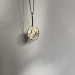 Handmade solid solid multiple initial necklace 